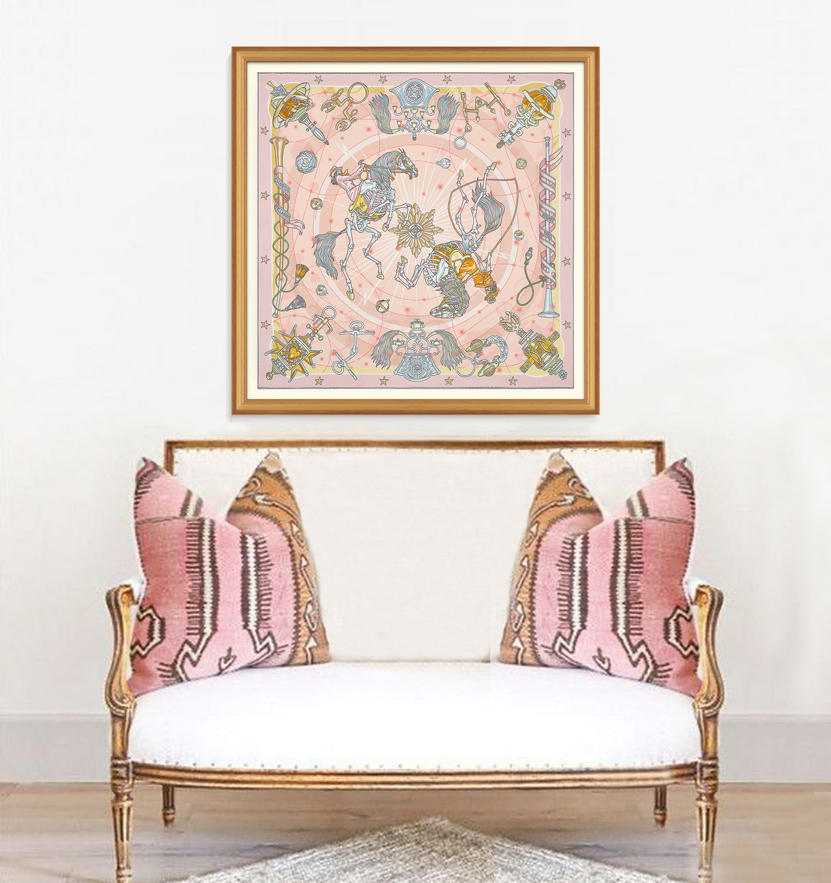 Hermès Chorus Stellarum Framed Scarf | Maison George Hermès Chorus Stellarum Framed Scarf | Maison George