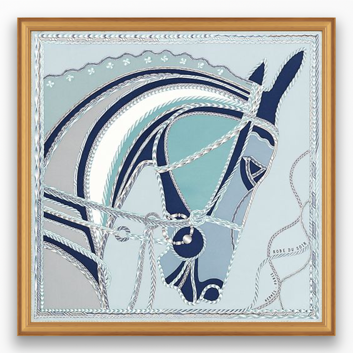 Hermès Robe Du Soir Framed Scarf | Maison George