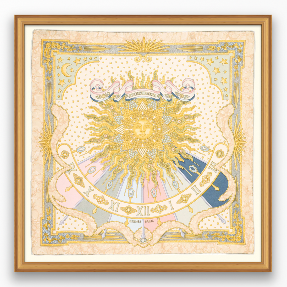 Hermès Carpe Diem Framed Scarf | Maison George