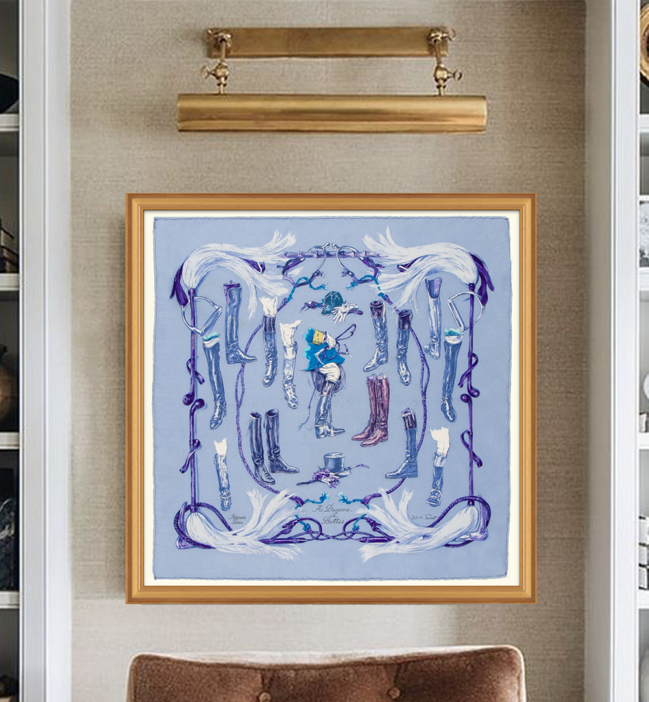 Hermès A Propos De Bottes Framed Scarf | Maison George Hermès A Propos De Bottes Framed Scarf | Maison George