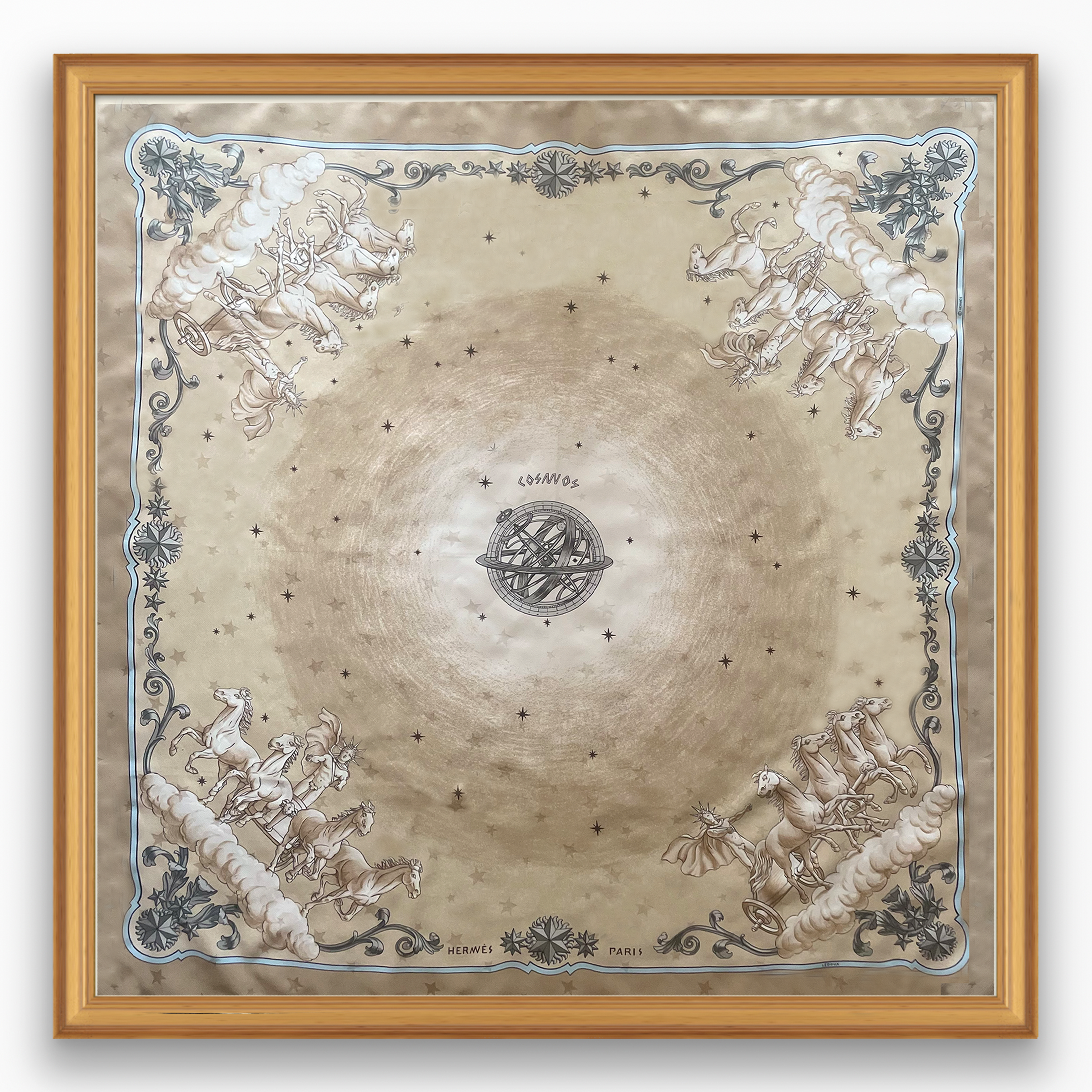 Hermès Cosmos Framed Scarf | Maison George