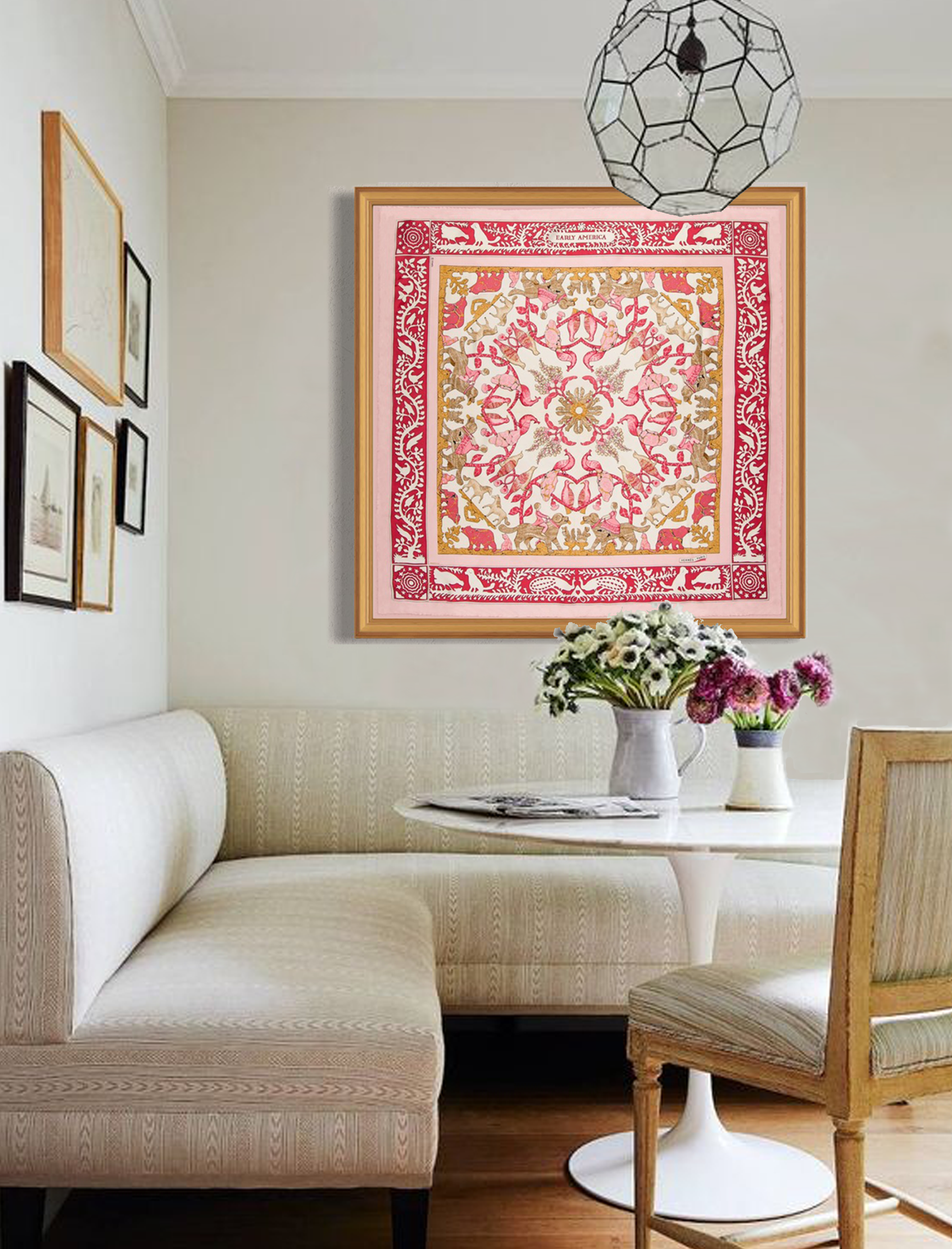 Hermès Early America Framed Scarf | Maison George