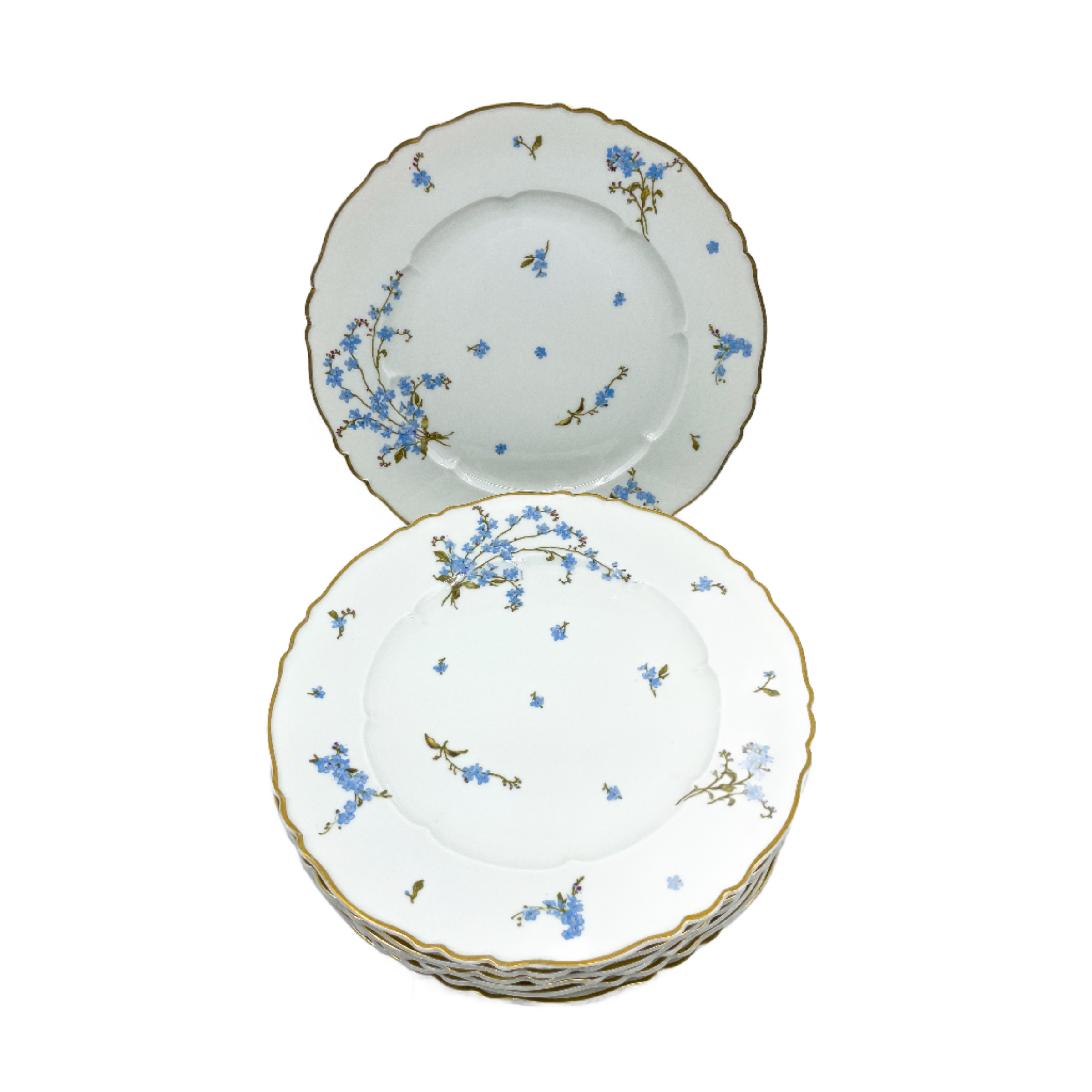 Oval Limoges Haviland Large Extra Antique デザート＆パン皿　４枚 フランス製HAVILAND ★新品未使用　超美品★ Serving Platter Turkey 食器