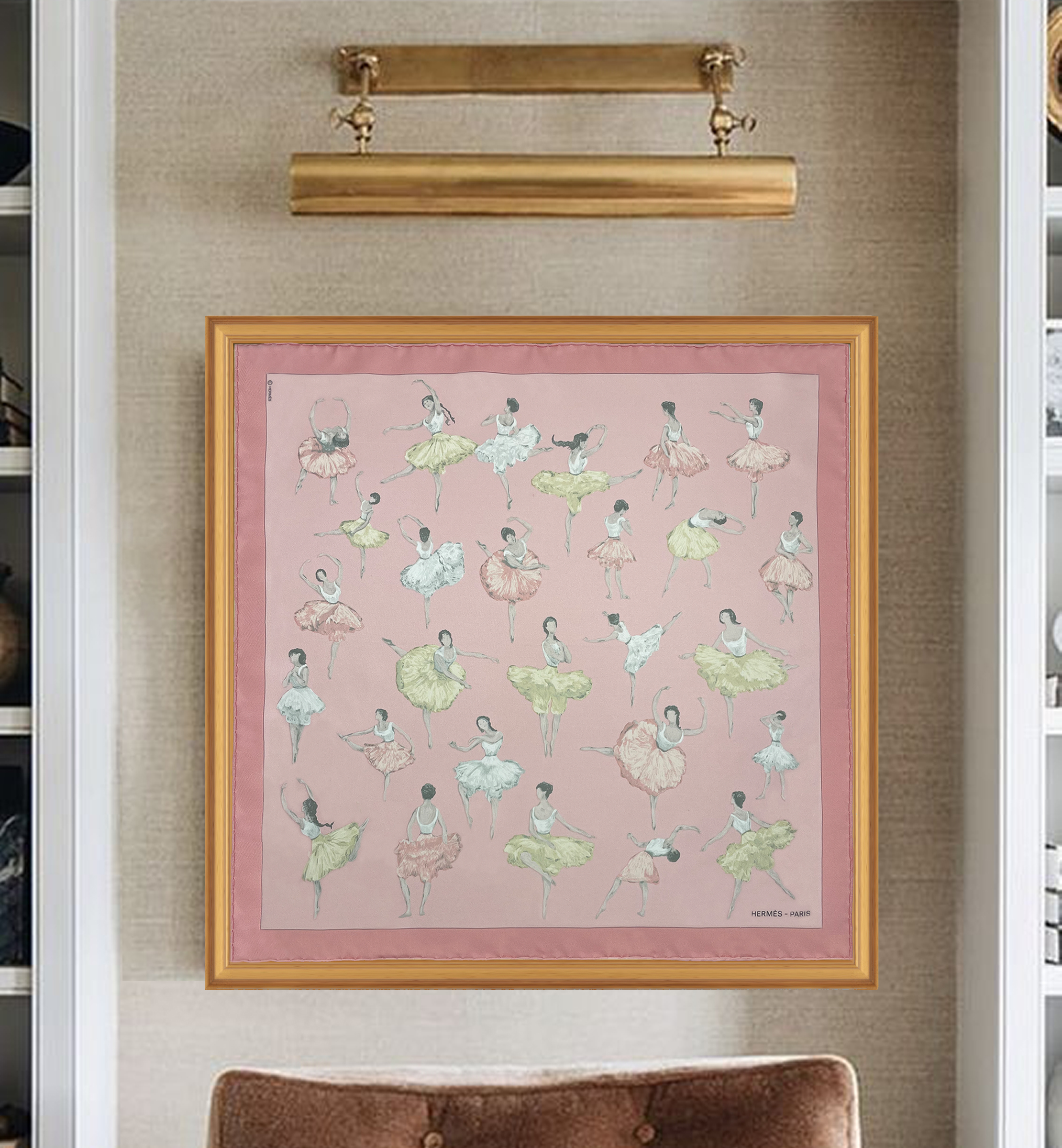 Hermès La Danse Framed Scarf | Maison George