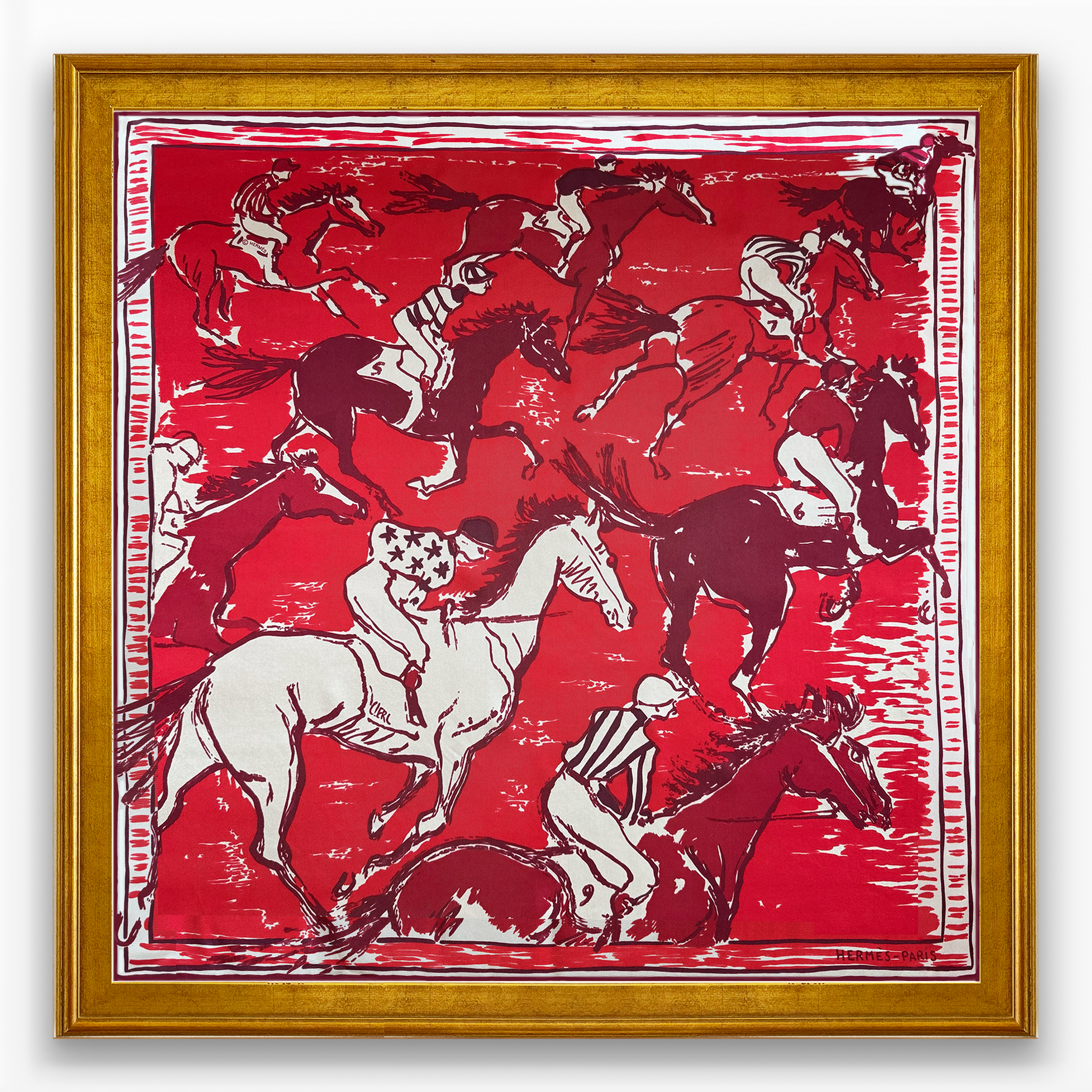 Hermès Jockey Framed Scarf | Maison George