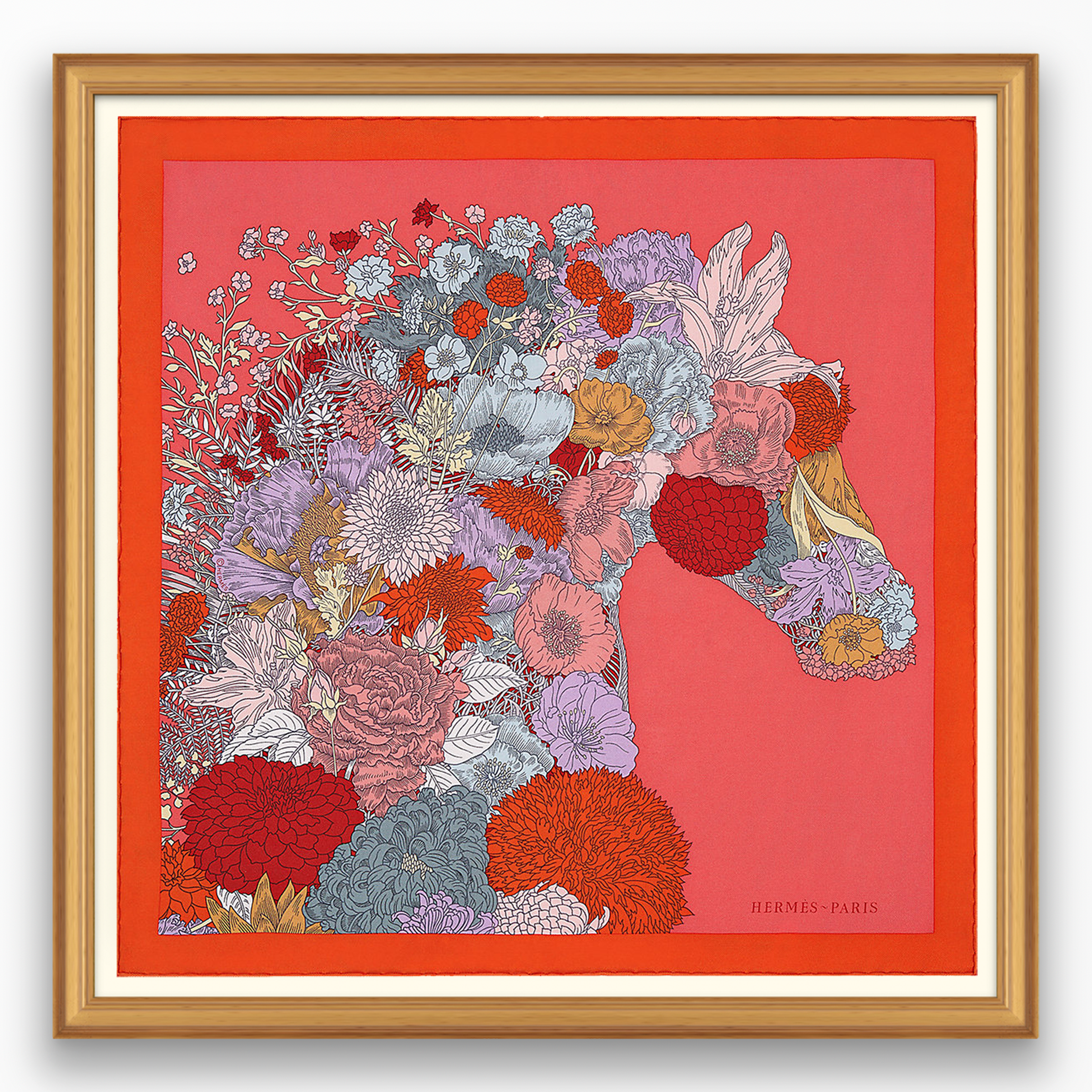 Hermès Robe Legere Framed Scarf | Maison George