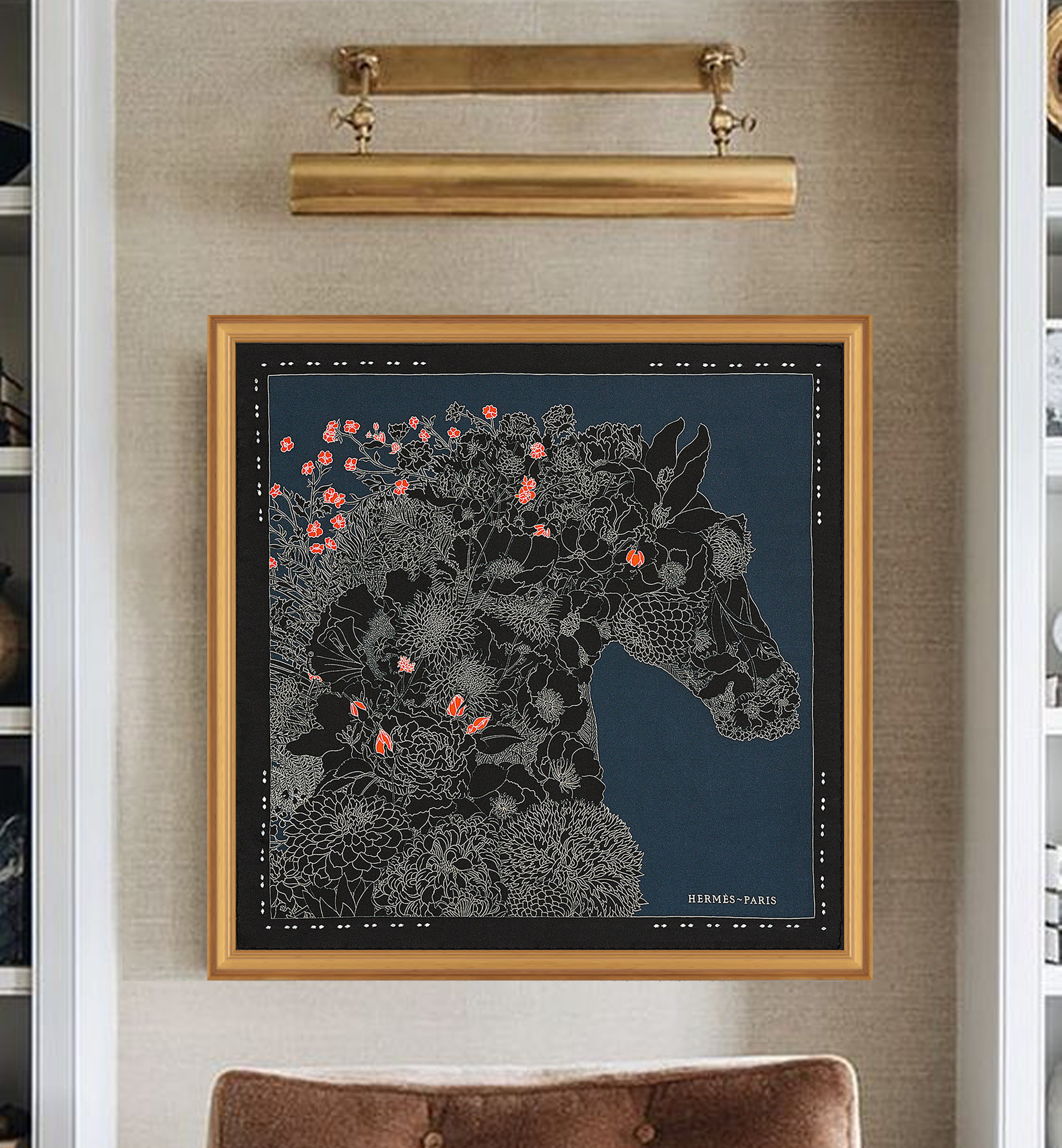 Hermès Robe Legere Framed Scarf | Maison George