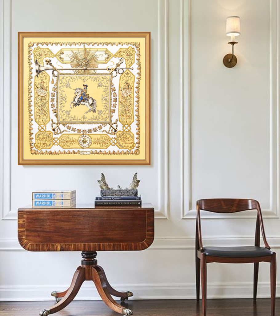 Hermès Lvdovicvs Magnvs Framed Scarf | Maison George Hermès Lvdovicvs Magnvs Framed Scarf | Maison George