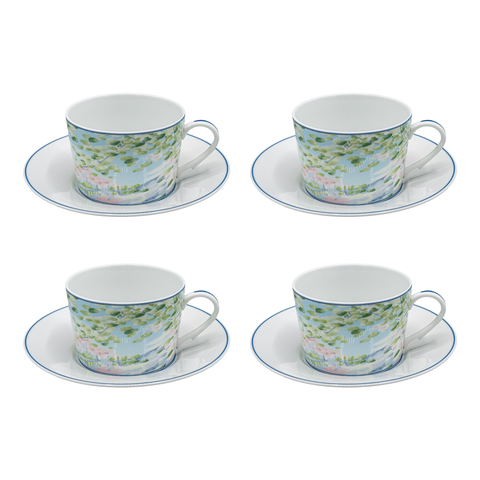 RAYNAUD × Marina 『CONTREーJOURE』　大皿 Set of 4 Raynaud Cups & Saucers | Maison George