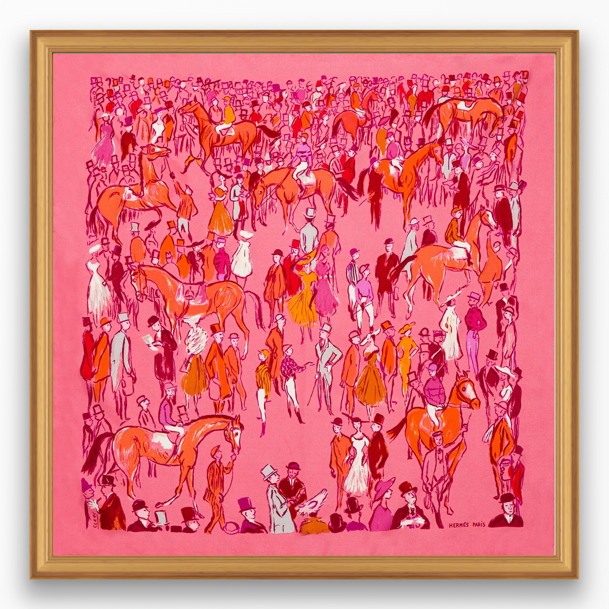 Hermès Paddock Framed Scarf | Maison George