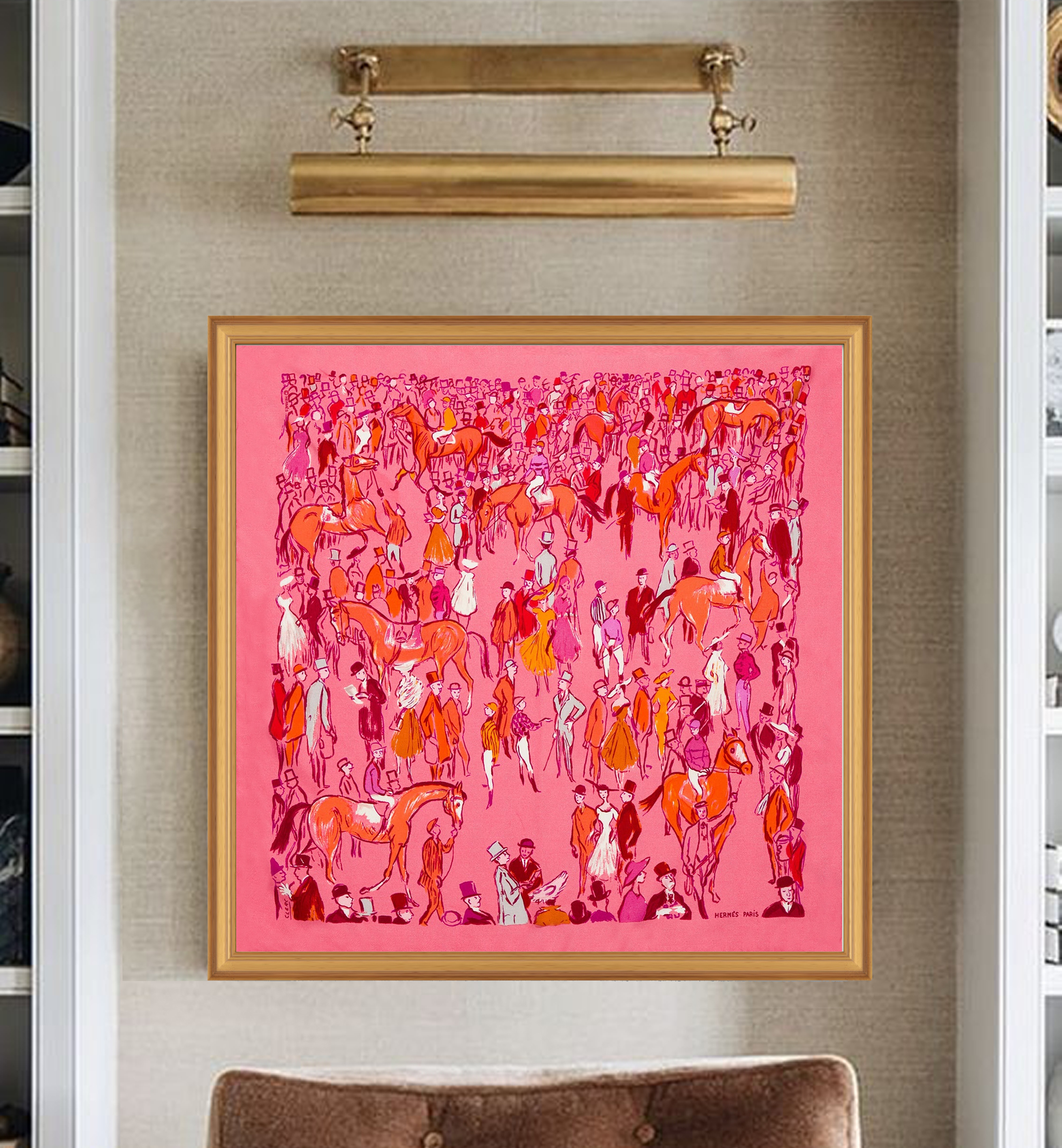 Hermès Paddock Framed Scarf | Maison George