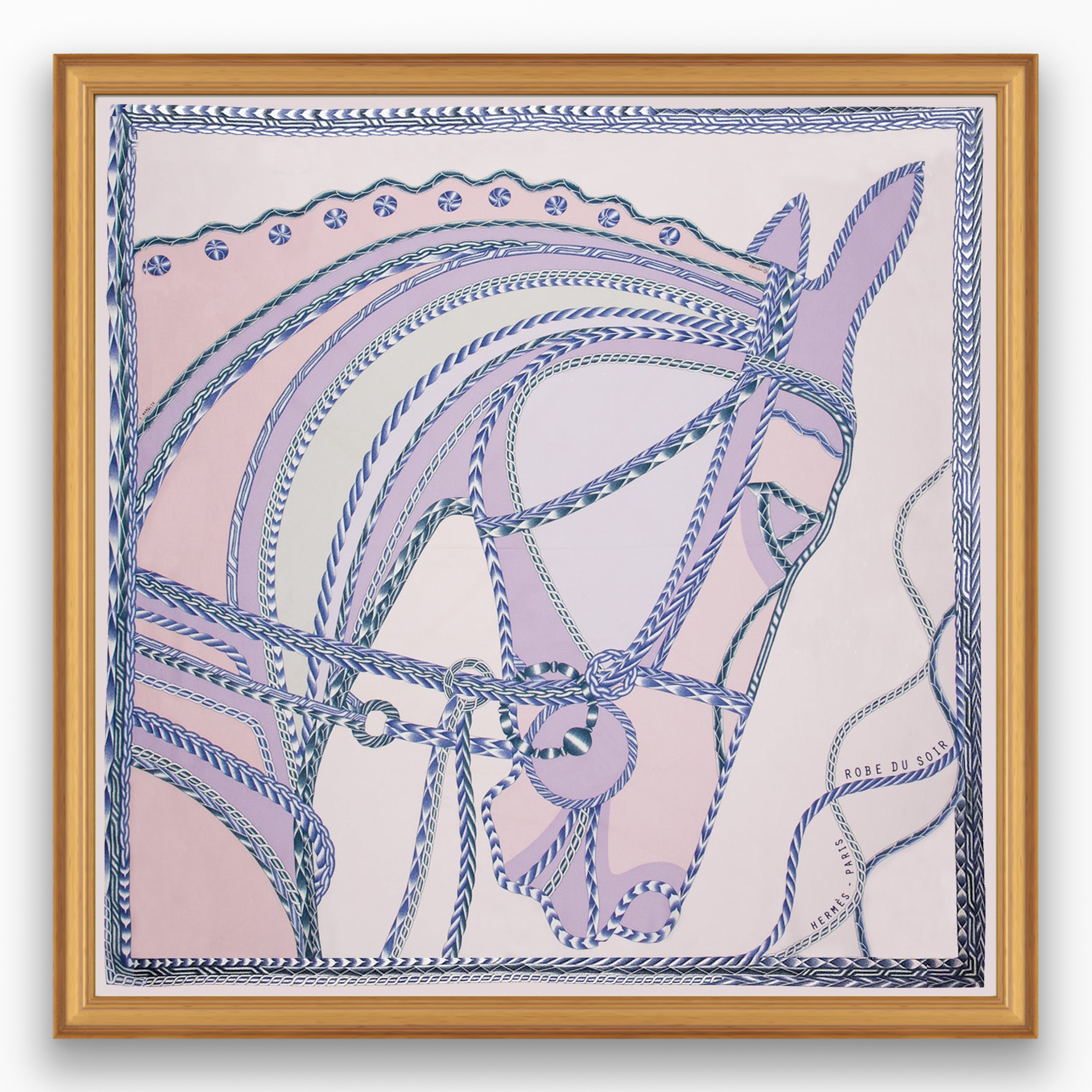 Hermès Robe Du Soir Framed Scarf | Maison George