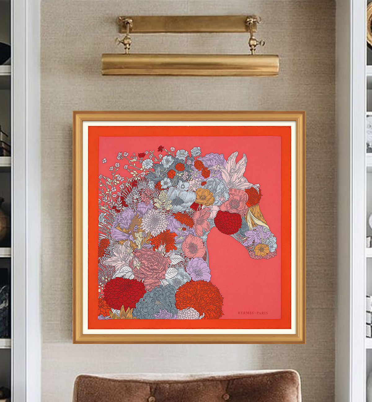 Hermès Robe Legere Framed Scarf | Maison George