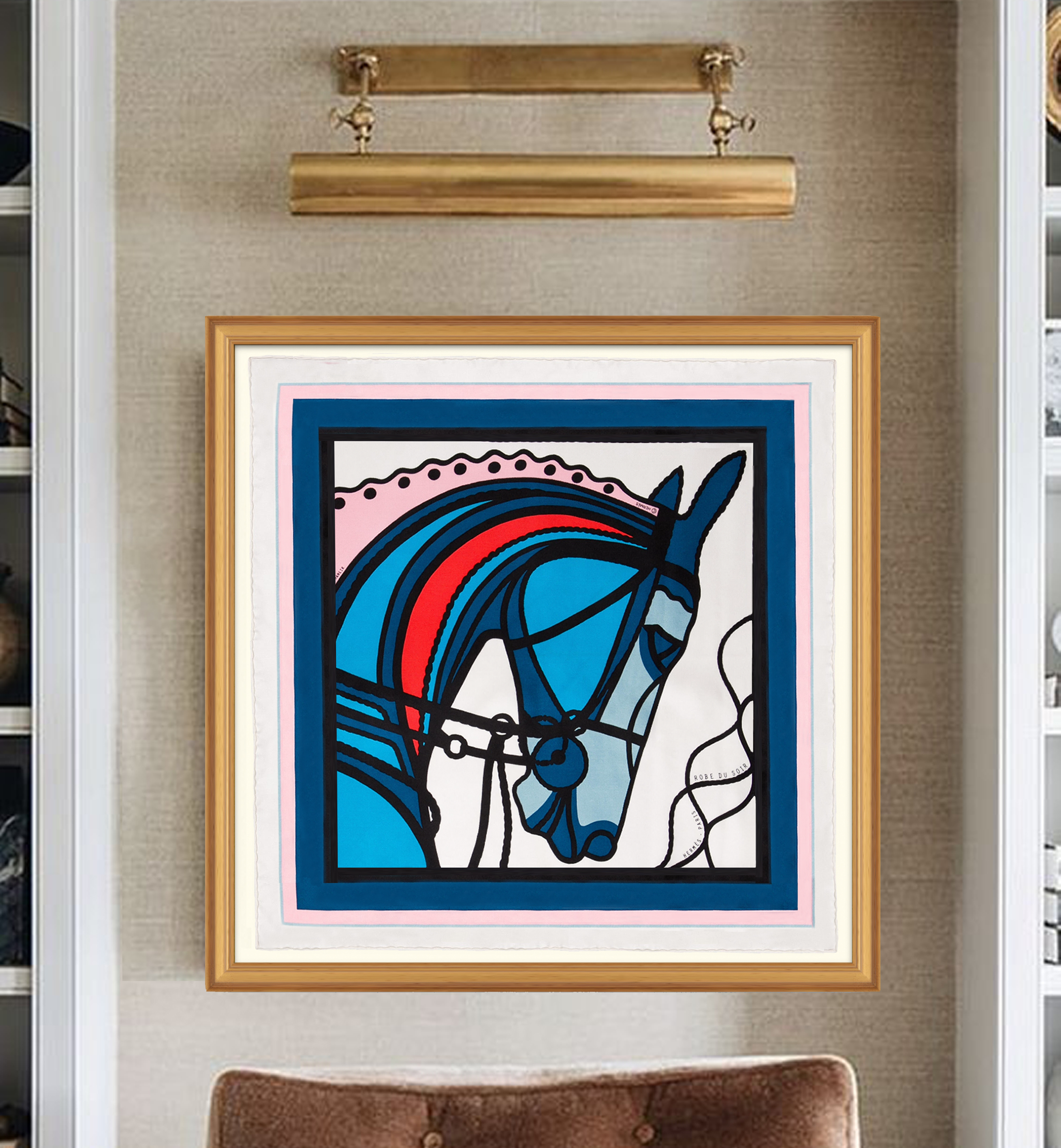 Hermès Robe Du Soir Framed Scarf | Maison George