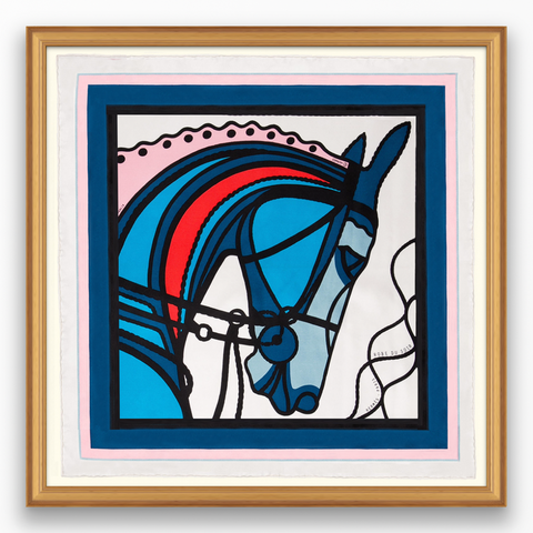 HERMES - エルメス 2018 Robe du soir Tシャツ Hermès Robe Du Soir Framed Scarf | Maison George